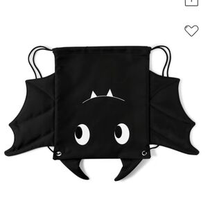 Unisex Bat Candy Bag - Trick or Treat - black
